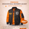 Premium Dragon Ball Bomber Jacket – Saiyan Warrior Edition