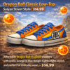 Dragon Ball Classic Low-Top Sneakers – Saiyan Street Style